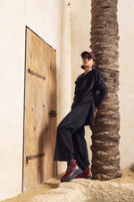 Crimson Edge Burgundy Chunky Boots