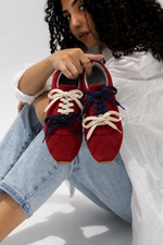 Luna Lace Red Sneakers