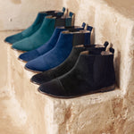 Velvet Rebel Navy Boots