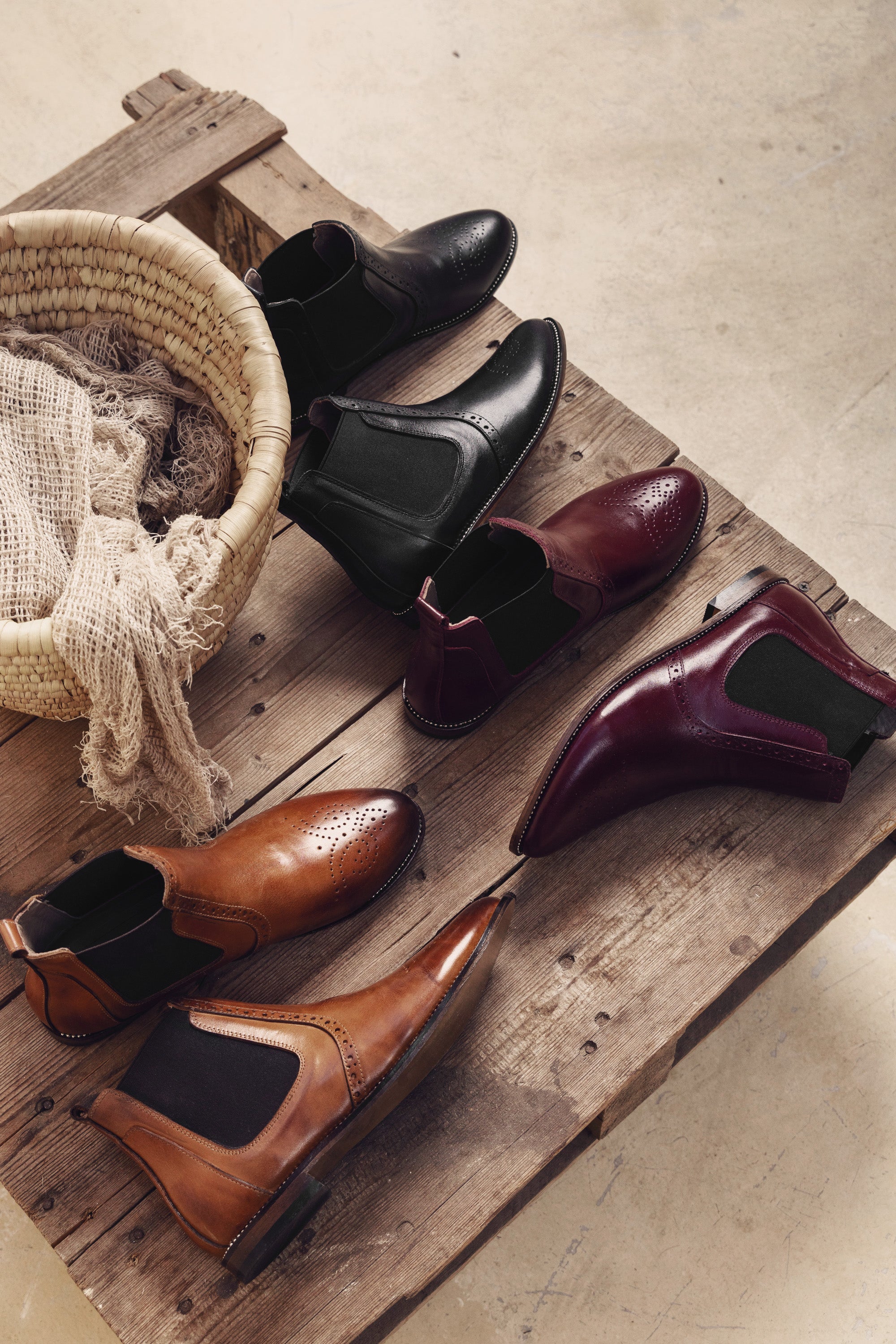 Midnight Muse Chelsea Burgundy Boots