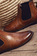 Midnight Muse Chelsea Camel Boots