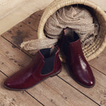 Midnight Muse Chelsea Burgundy Boots