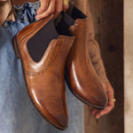 Midnight Muse Chelsea Camel Boots