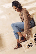 Midnight Muse Chelsea Camel Boots