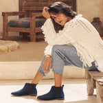 Velvet Rebel Navy Boots