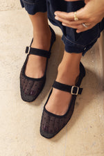 Square Mesh Ballerinas