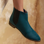 Velvet Rebel Emerald Green Boots