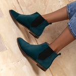 Velvet Rebel Emerald Green Boots