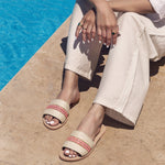 Beige & Pink Slippers
