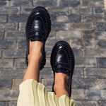 Studded Loafers Black