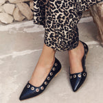Pointed Ballerinas Black