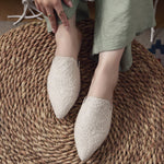 Dantelle Beige Mules