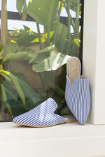 The Positano Striped Mules