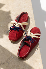 Luna Lace Red Mule sneakers