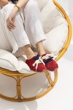 Luna Lace Red Mule sneakers