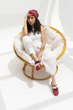 Luna Lace Red Mule sneakers