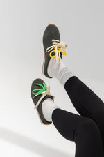 Luna Lace Grey Mule sneakers