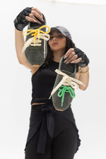 Luna Lace Grey Mule sneakers