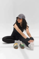 Luna Lace Grey Mule sneakers