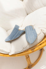 Riviera Denim Mules