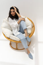 Riviera Denim Mules