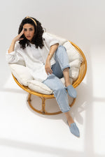 Riviera Denim Mules