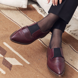 Oxfords Pointed Burgundy
