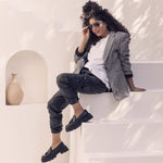 Tasseled Loafers Black Leather