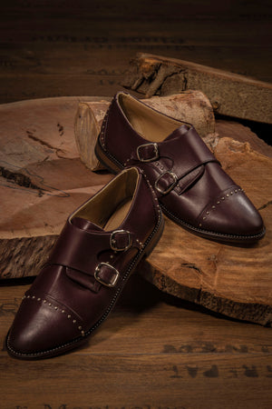 Monk Strap Burgundy