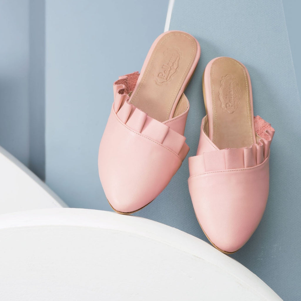 Pointed Mules Pink