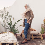 Chains Combat Boots Camel