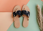 Two Straps Tally Slippers
