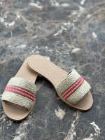 Beige & Pink Slippers
